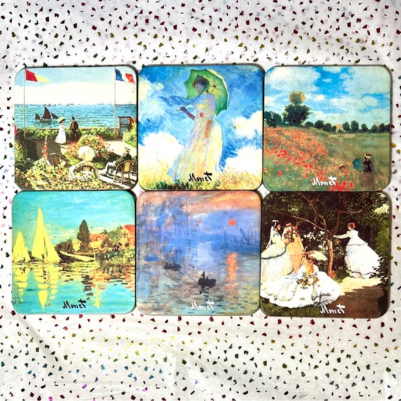 Monet Art Coasters - Picture 1 of 3